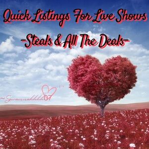 ~ Quick Listings For Live Shows ~